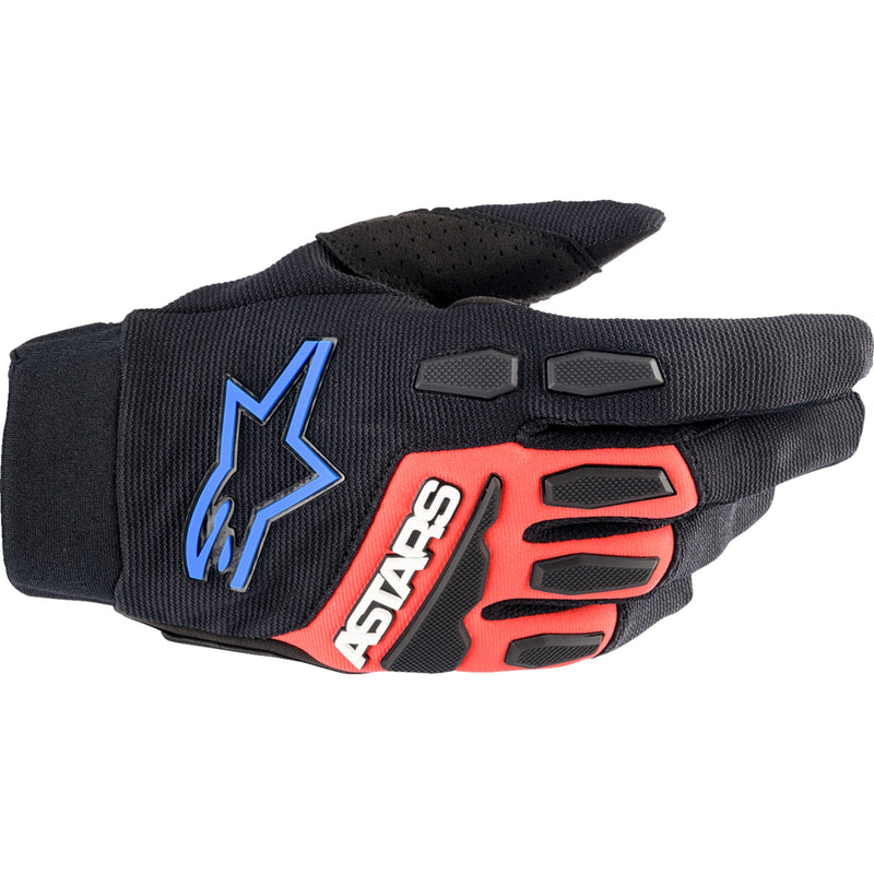 ALPINESTARS Full Bore XT Gloves Black/Bright - Red/Blue