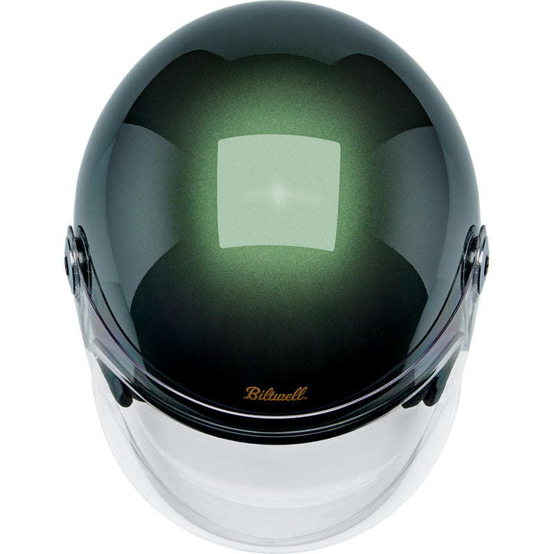 BILTWELL Tahoe™ Solid Helmet - Metallic Sierra Green