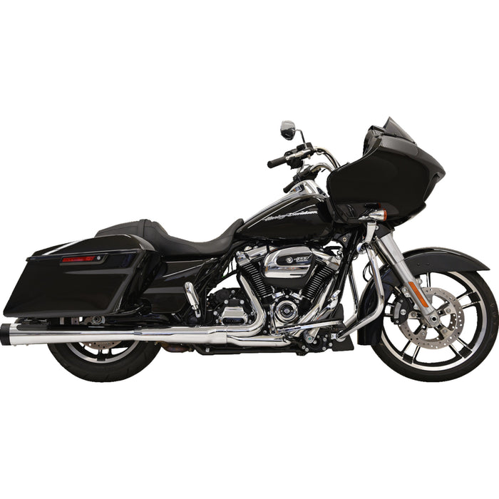 BASSANI XHAUST 1801-1087 1F572DNT6 DNT Megaphone Slip-On Mufflers - Chrome/Chrome