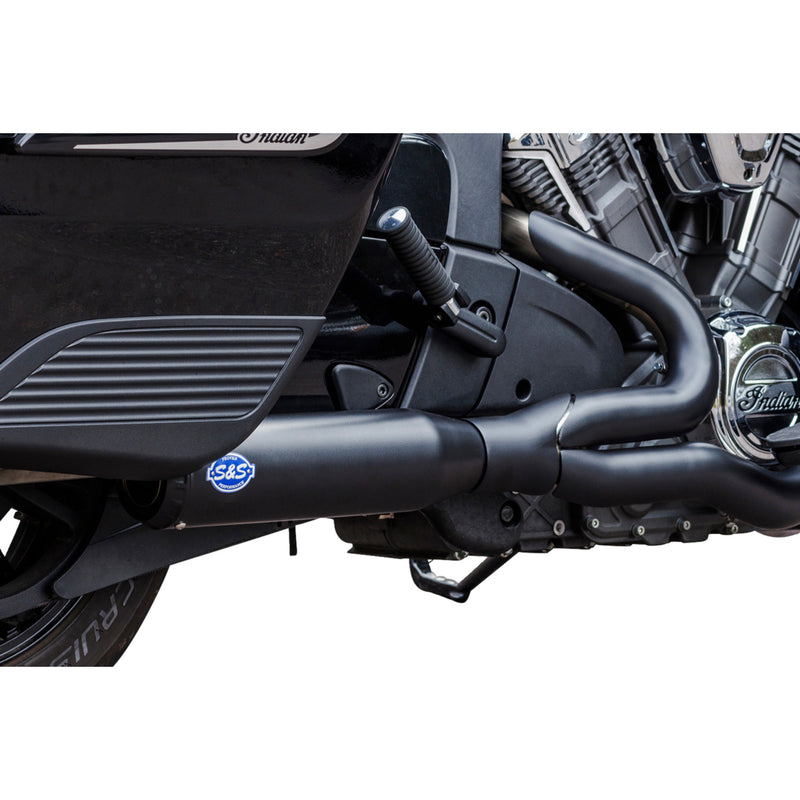 S&s Cycle Qualifier 2-Into-1 Exhaust System - 550-1085 For Indian Challenger 2020-2023