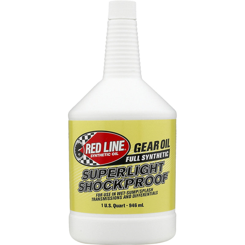 RED LINE SYNTHETIC OIL 3608-0046 58504 Superlight Shockproof® Gear Oil 1 us quart