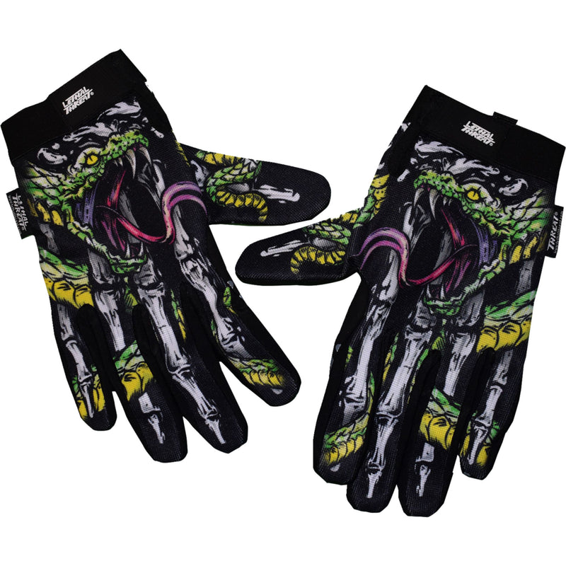 LETHAL THREAT 3301-4520 GL15019XL Snake Bite Gloves black - xl