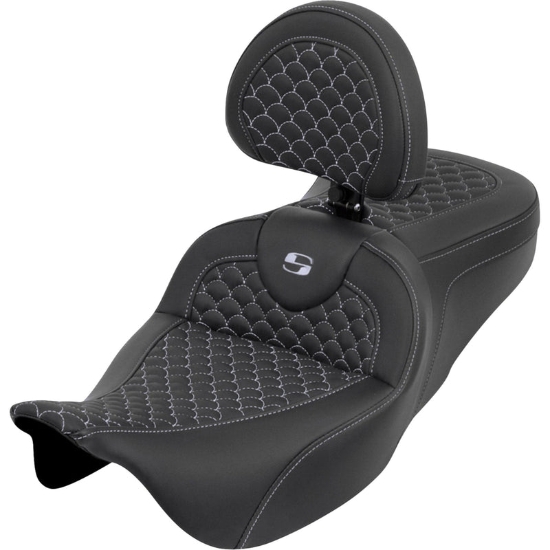 Saddlemen Roadsofa™ Seat - 808-07B-208B5 For Harley Touring 2008-2024