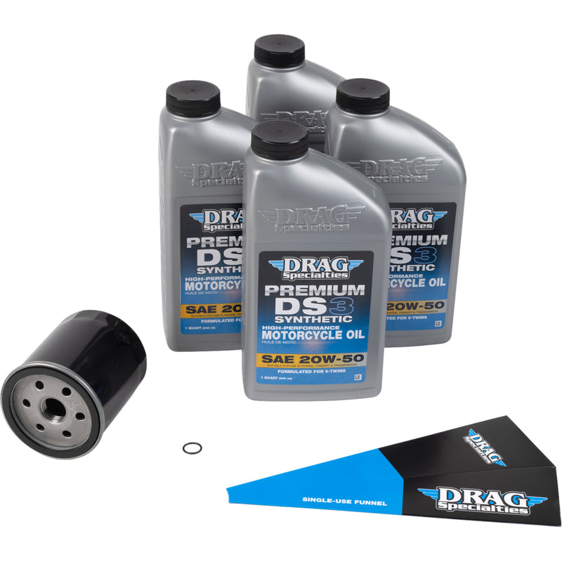 Drag Specialties Oil Oil Change Kit - 3601-1038 For Harley Motorcycles 1957-2026