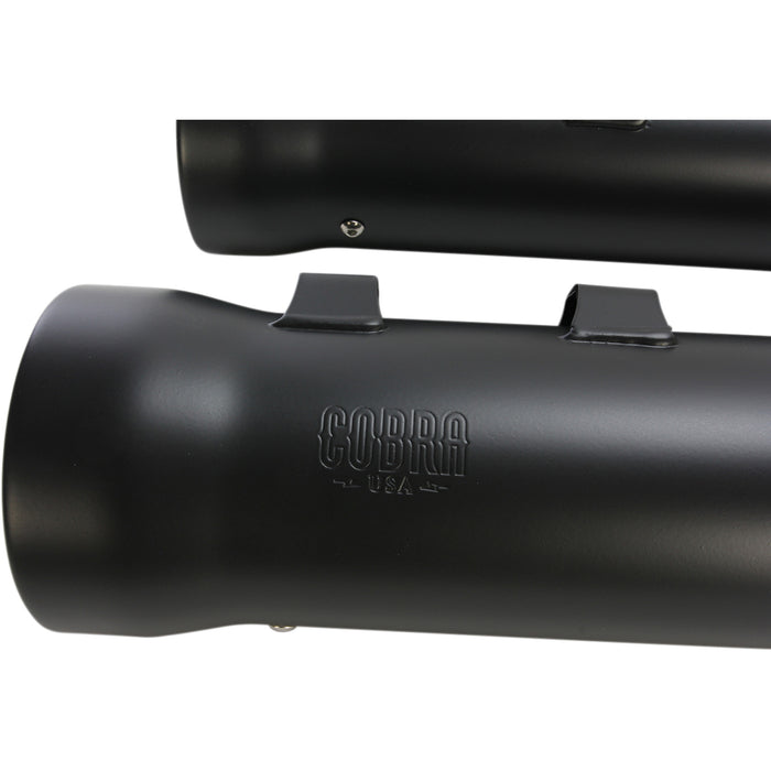 COBRA 1801-1050 6109RB Neighbor Hater Slip-On Mufflers - Neighbor Hater Mufflers for FL - Black