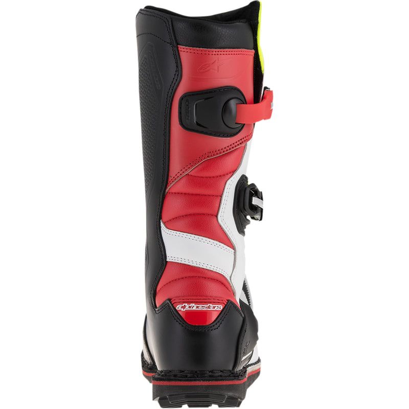 ALPINESTARS Tech-T Boots White/Red/Yellow - Fluorescent/Black US