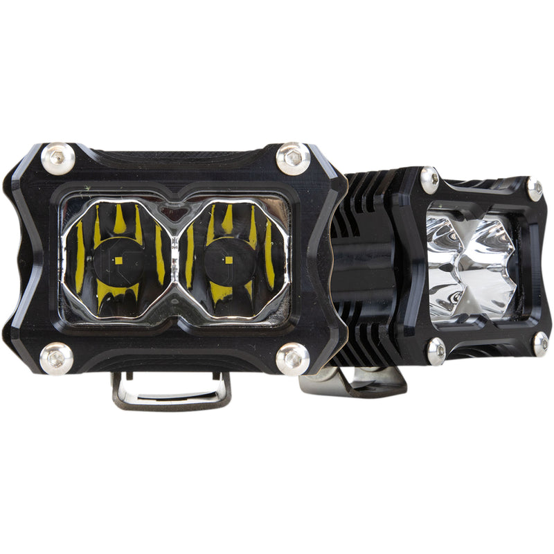 HERETIC 2001-2142 50205 6-Series Light Pod Flood Light - 2" - Clear Lens