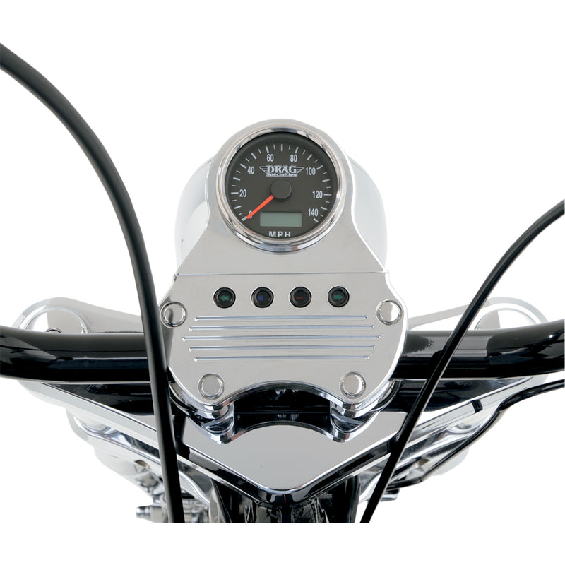 Drag Specialties Programmable Mini Electronic Speedometer Gauge For Harley Motorcycles 1986-2003