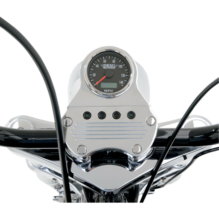 DRAG SPECIALTIES Programmable Mini Electronic Speedometer with Odometer/Tripmeter