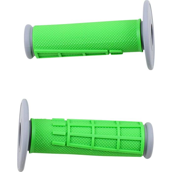MOOSE OFFROAD 0630-2664 1MG2315-GEM Comp Diamond Half Waffle Grips Grips - Compound - Half-Waffle - Green