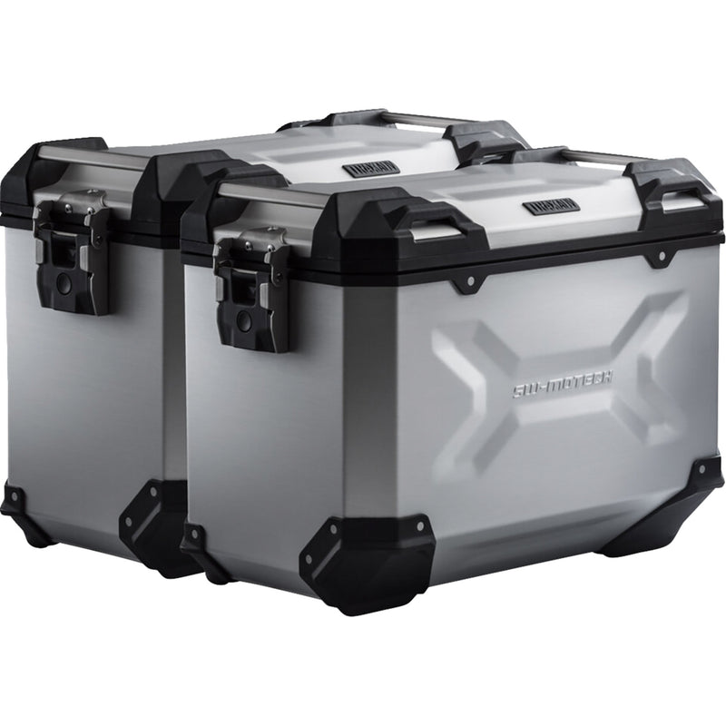SW-MOTECH 3580-0440 KFT.01.400.70101/S TRAX ADV Aluminum Case System silver - honda cb/cbr/nx 500 '13-'24