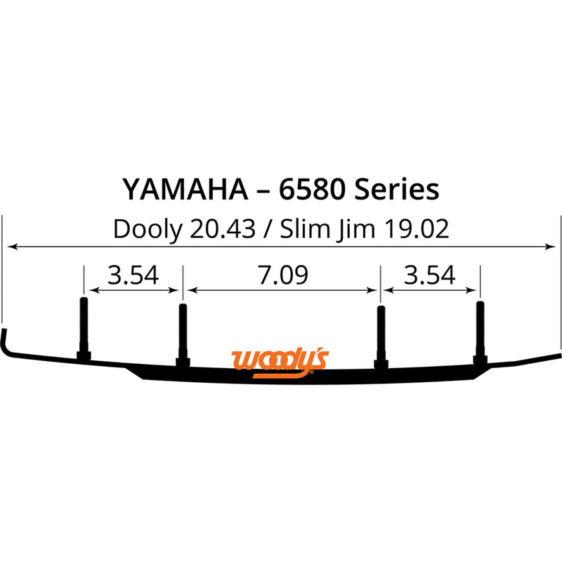 WOODY'S DY8-6580 DY8-6580 Dooly™ Runner s - 8" - 60°