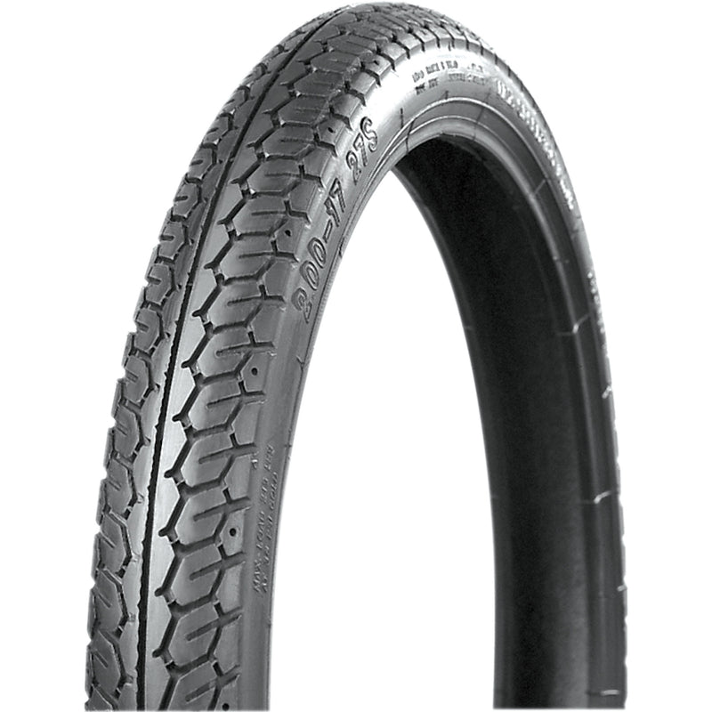 IRC 0341-0007 T10075 NR Series Universal Moped Tire Tire - NR58 - Front/Rear - 2.00-17 - 27S