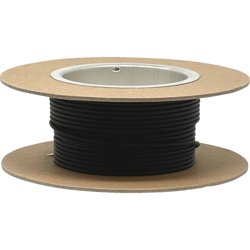 NAMZ 2120-1272 NGWR-010 Bare-Copper GXL Hook-Up Wire - 25' GXL Wire Spool - 10 Gauge - Black