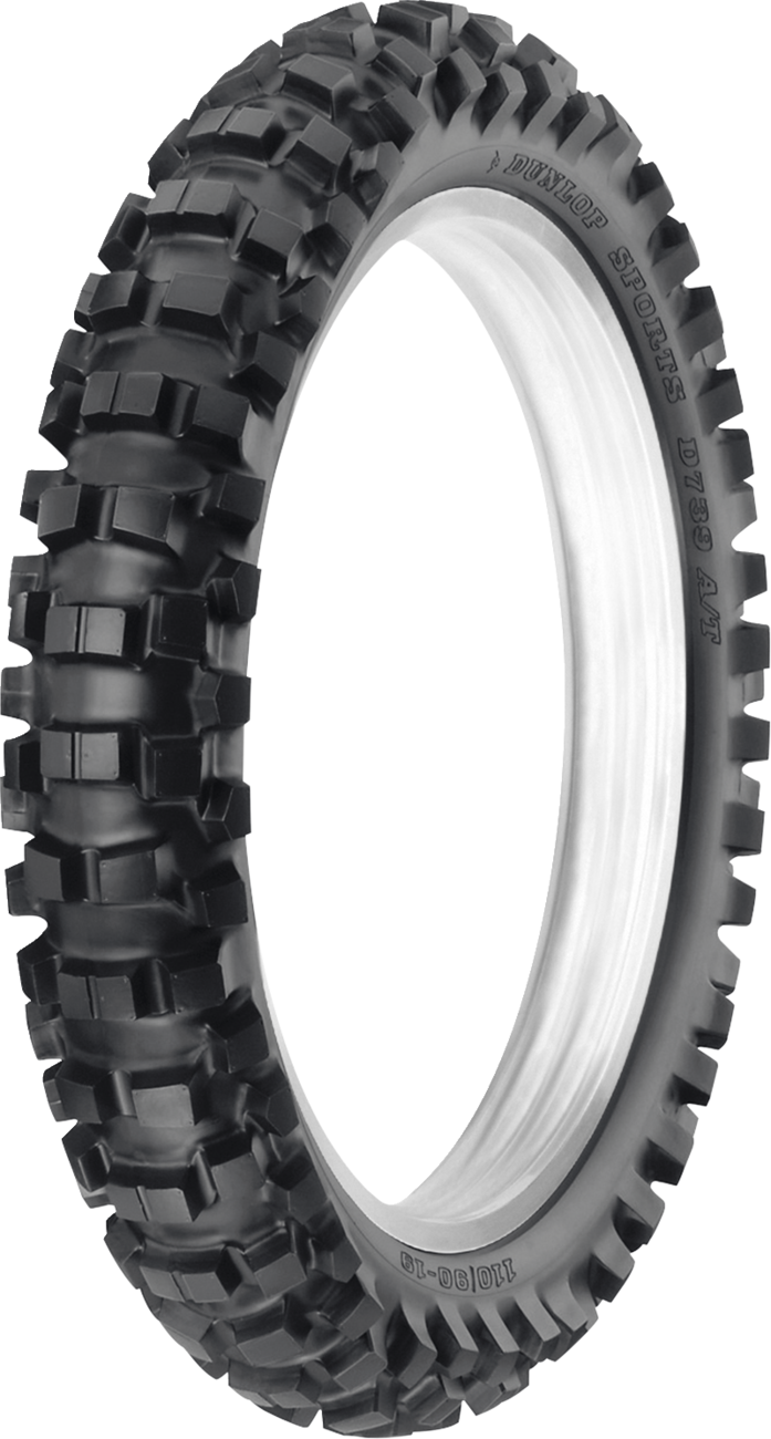 DUNLOP 0313-1170 45141307 D739 AT Tire Tire - D739 AT - Rear - 110/100-18 - 64M