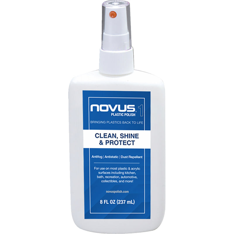 NOVUS PC-10 7020 Plastic Clean & Shine No. 1 Plastic Polish #1 - 8 U.S. fl oz.