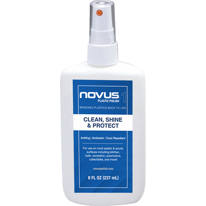NOVUS PC-10 7020 Plastic Clean & Shine No. 1 Plastic Polish #1 - 8 U.S. fl oz.