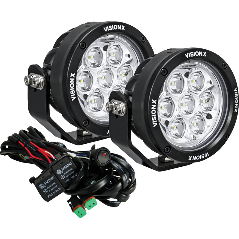 VISION X 2001-2876 9907437 Light Cannon cg2 - 4-3/4" - multi led - clear lens