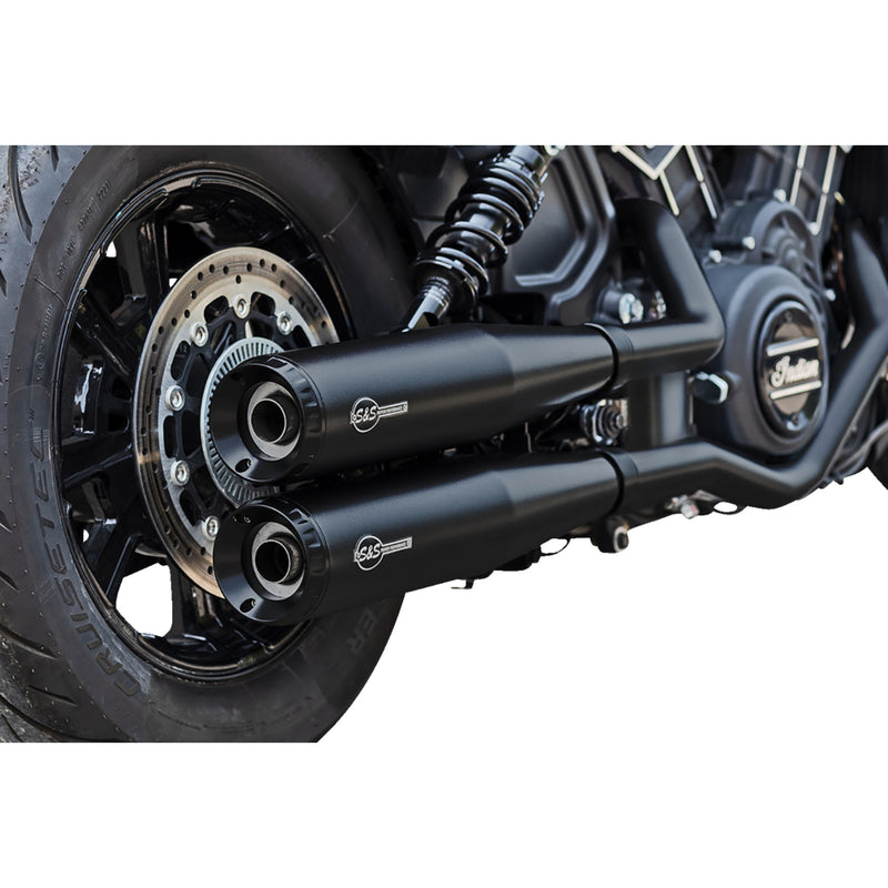 S&S Cycle Grand National Muffler - 4110-266-R For Indian Scout 2019-2023