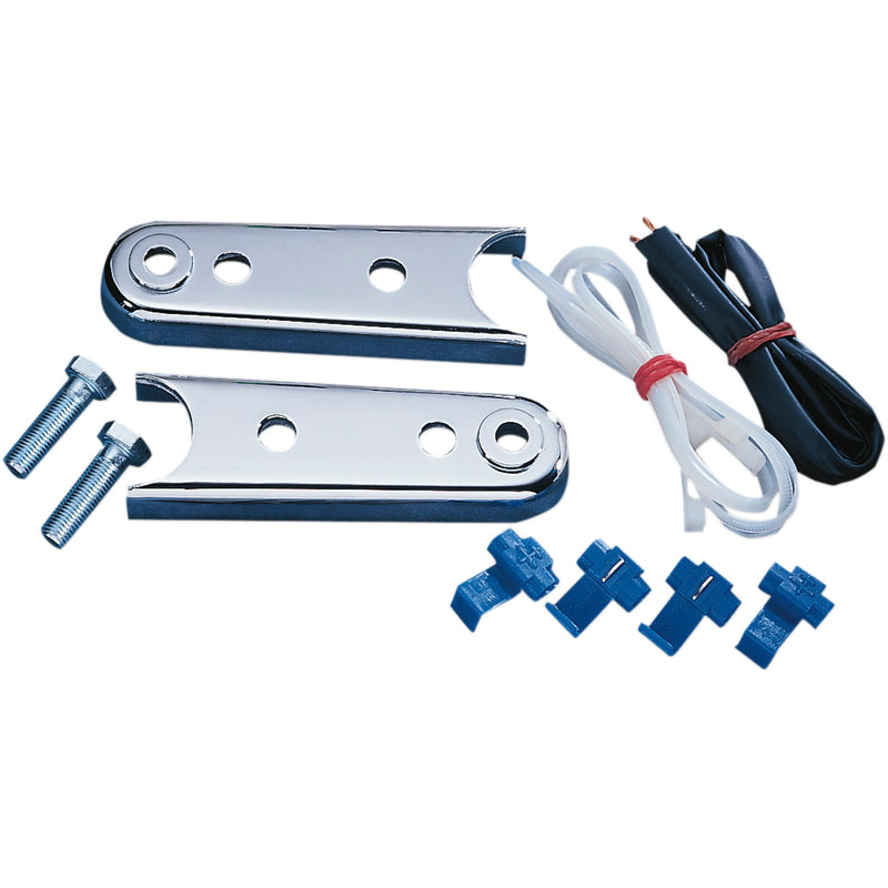 Drag Specialties Relocation Bracket - DS-280316 For Harley Softail / Wide 1984-2001