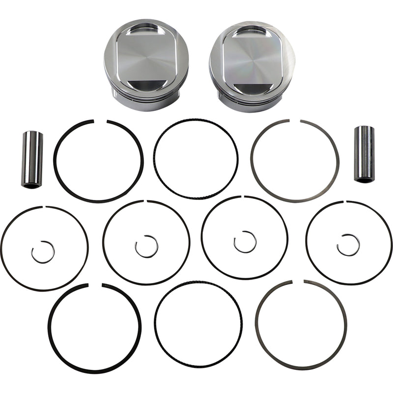 JE Pistons Piston Kit - 317211 For Harley Motorcycles 2009-2017