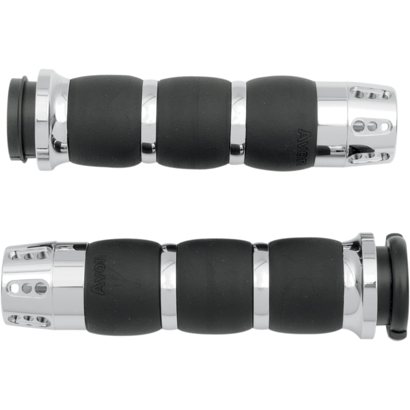 Avon Velvet Air Grips - AIR-93-FLY-GAT For Harley Motorcycles 2008-2024