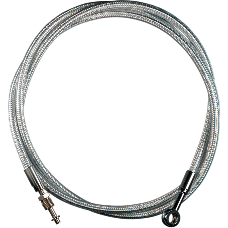Magnum Shielding Hydraulic Clutch Line Sterling Chrome II 70" - 31170 For Harley Motorcycles 1987-2016