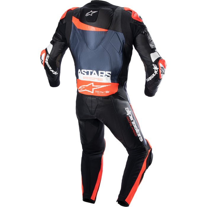ALPINESTARS 2801-1561 3150523135750 GP Plus v4 Leather Suit black/red fluo/dark blue - us 40 / eu 50