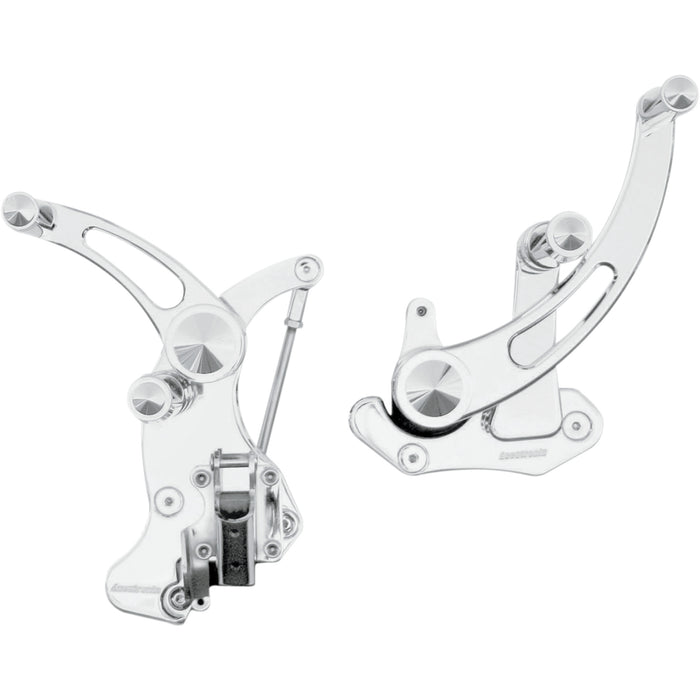 ACCUTRONIX 1622-0356 FC305-SSC Forward Controls Forward Control - Chrome - Slotted