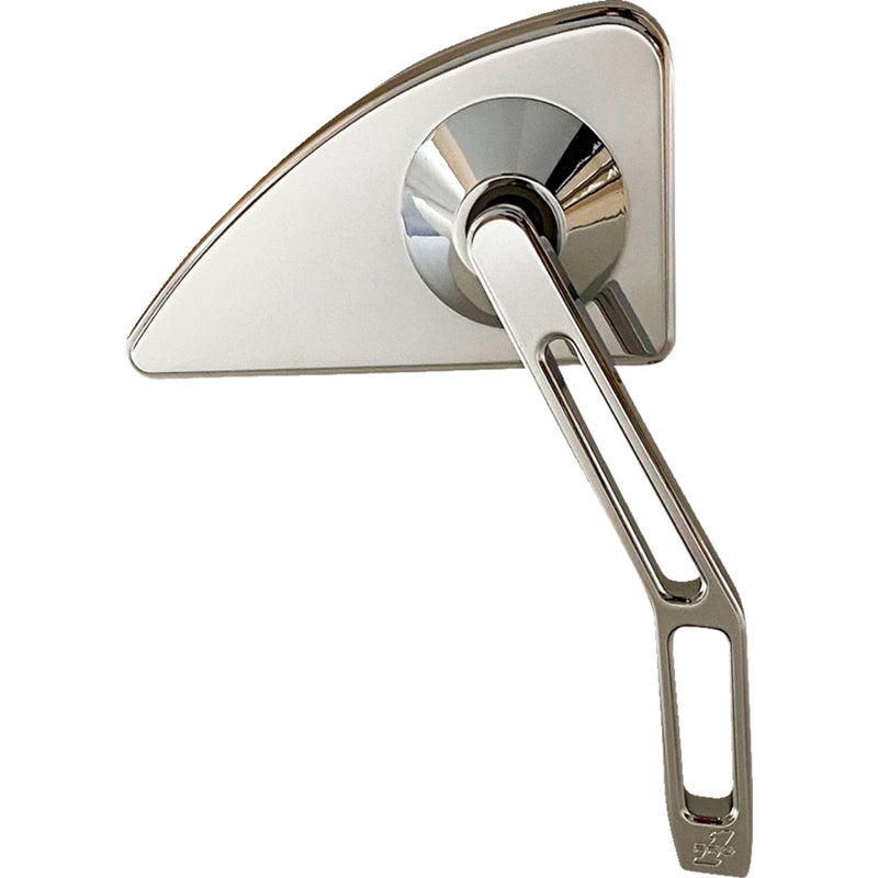 PRO-ONE PERF.MFG. 0640-1674 102130 Mini Mirror w/V2 Cut-Out Stem Mirror - Mini w/V2 Cut-Out Stem - Chrome - Right