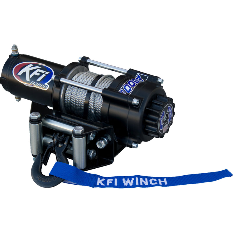 KFI PRODUCTS 4505-0927 A2500-R2 ATV Winch a2500-r2  - 2500 lb - steel cable