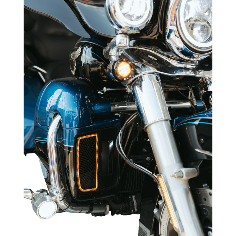 (OPEN BOX) Custom Dynamics ProBEAM® Turn Signal - PB-BR-AW-57-BS For Harley Motorcycles 1984-2022