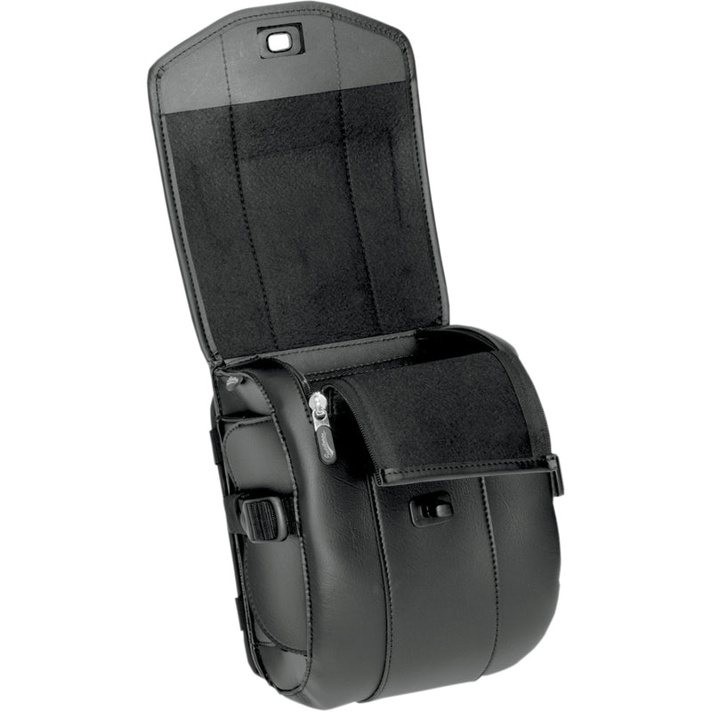SADDLEMEN 3503-0064 3503-0064 Cruis'n Deluxe Sissy Bar Bag Sissy Bar Bag - Deluxe - Black