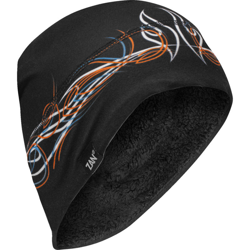 ZAN HEADGEAR 2501-4211 WHLH426 SportFlex® Helmet Liner high pile fleece lined - pinstripe flame
