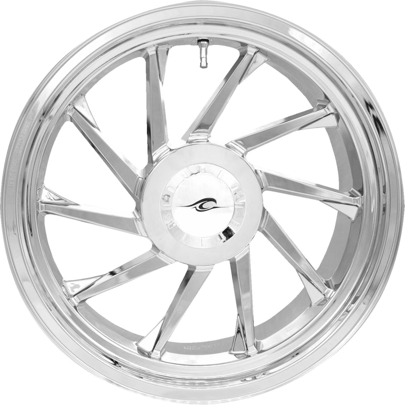 Coastal Moto Hurricane 3D Wheel - 3D-HURL-187T-CH For Harley Touring 2009-2025