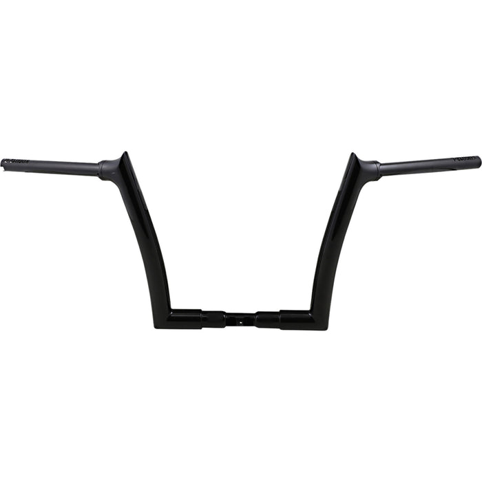 FAT BAGGERS INC. 0601-5254 806012-B 1-1/2" EZ Install Pointed Top Handlebar - 12" - Black