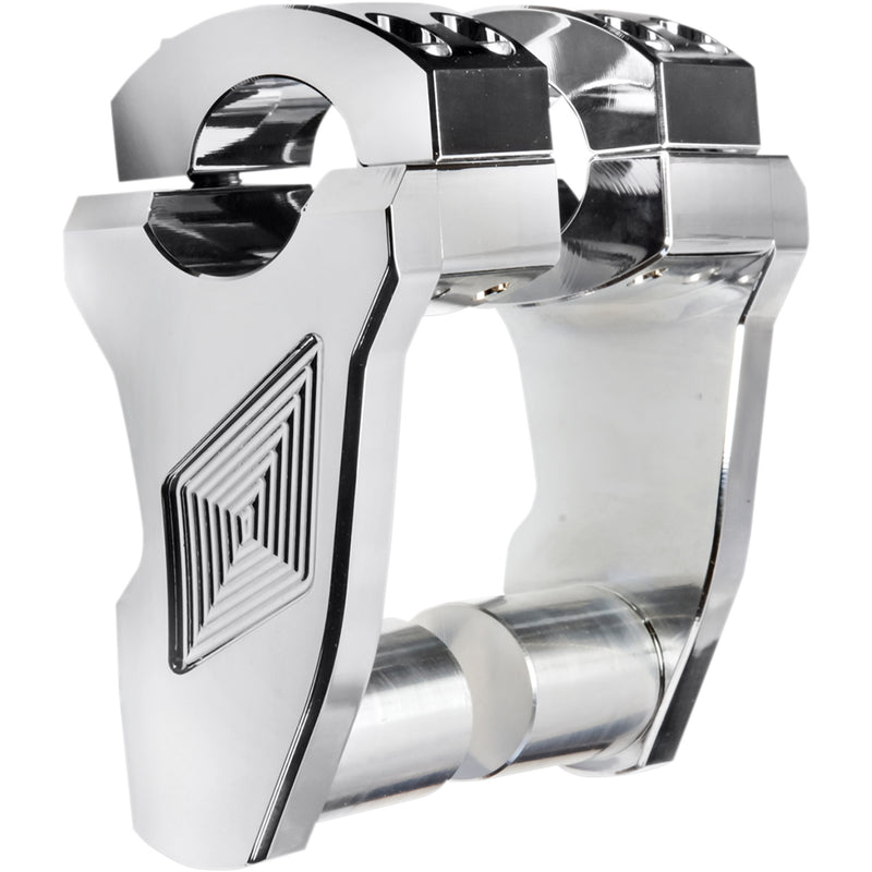 ROX SPEED FX 0602-0846 4R-P3RX-02 Patriot Series Pivoting Handlebar Riser Risers - Pivot - 3" - Chrome