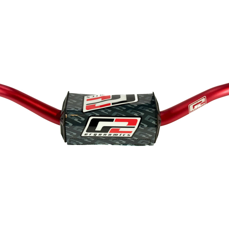 G2 ERGONOMICS CORP. 0601-6971 80-3020 Slicer Pre-Tapped Handlebar mid - red