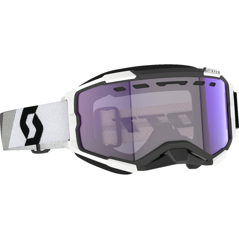SCOTT Fury LS Snow Cross Goggle Light - Sensitive Chrome Lens