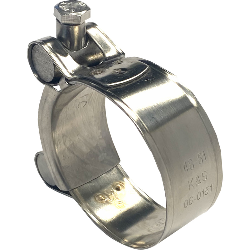 K&S TECHNOLOGIES 1861-1639 06-151 Exhaust Pipe Clamp 1.88" - 2.00"
