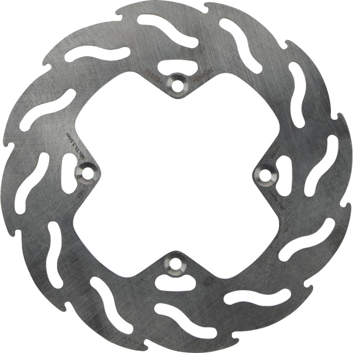 MOTO-MASTER 1711-2039 110269-PU Brake Rotors Brake Rotor - Rear - Flame