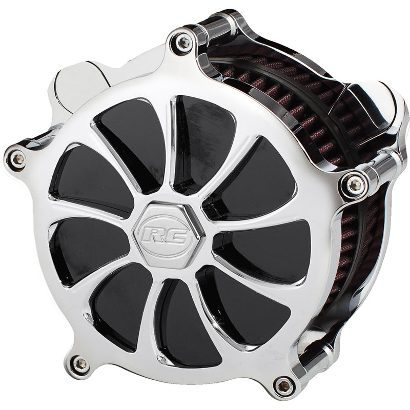 Rc Components Airstrike Revolt Air Cleaner - AC-02C-124C For Harley Motorcycles 1993-2017