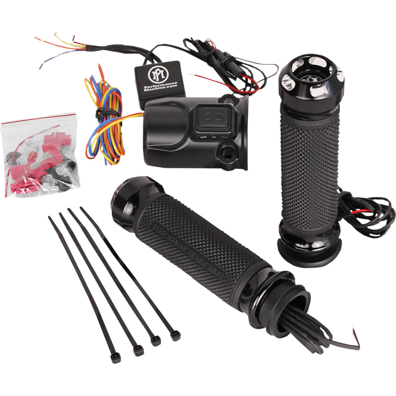 Performance Machine (pm) Apex Grips - 0063-2095-BM For Harley Road Glide 2015-2022