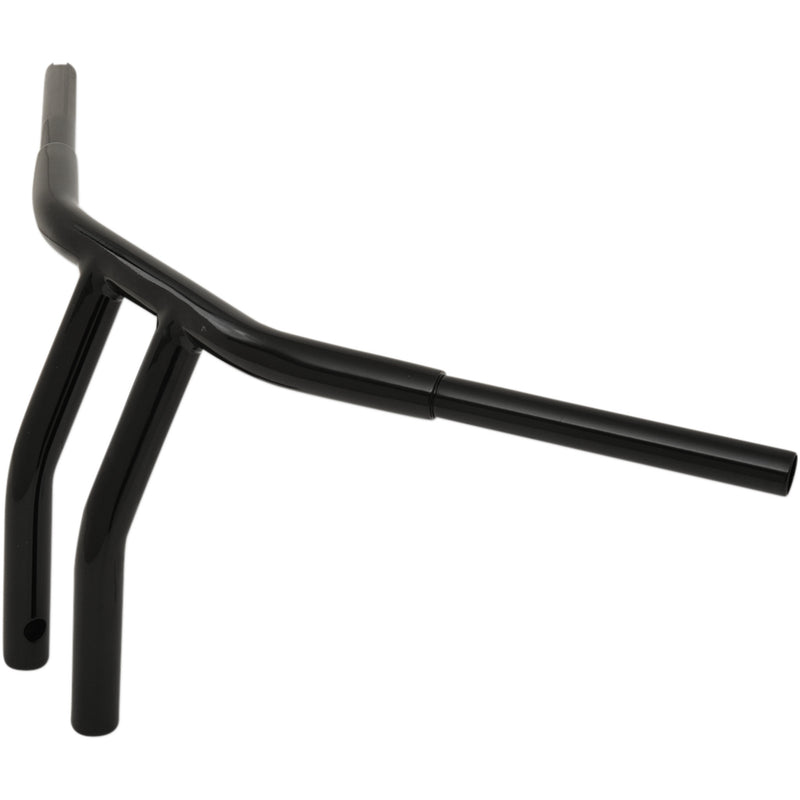DRAG SPECIALTIES 0601-4278 1-1/4" Buffalo T-Bar 10" - tbw - black