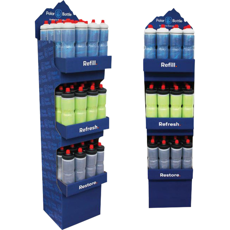 POLAR BOTTLE 9903-0742 MFS4801 Free Standing Display holds 48
