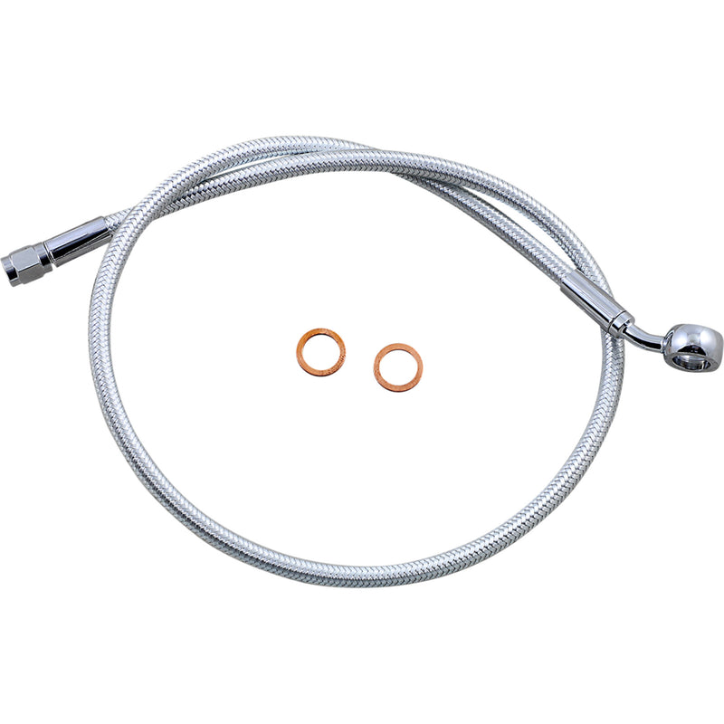 MAGNUM SHIELDING 1741-6157 AS378130 Alternate Length Upper Brake Line - 12mm-35° - 30" - Sterling Chromite II