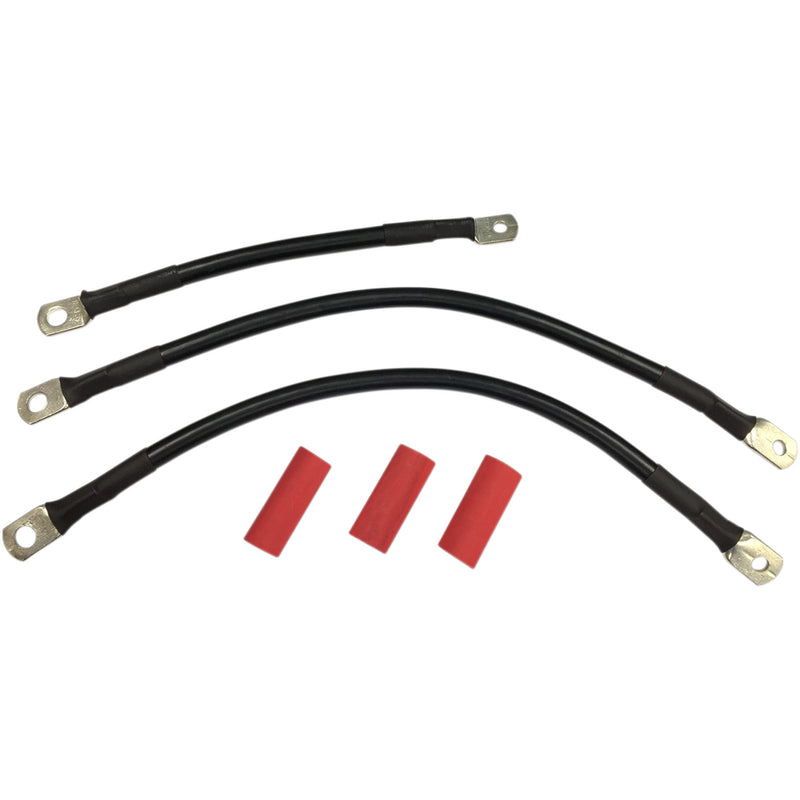 Drag Specialties Battery Cable Kit - 2113-0661 For Harley Touring 1999-2008