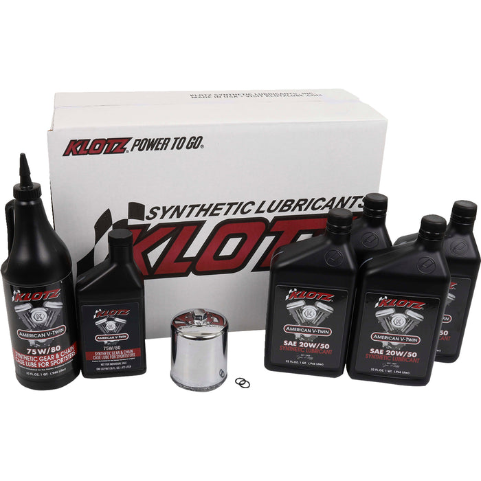 KLOTZ OIL 3601-0850 KH-104 Premium Oil Change Kit
