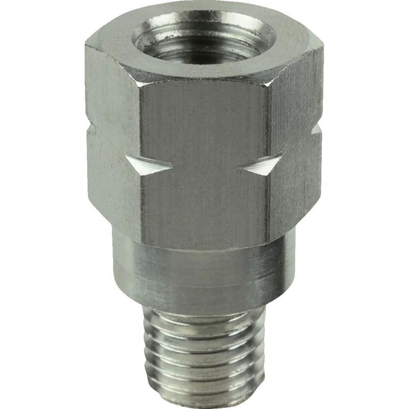 RAM MOUNTS 0641-0340 RAM-M10125-TE M10-1.25 Thread Extension 20 mm Long Adapter - Mirror - Threaded - Silver