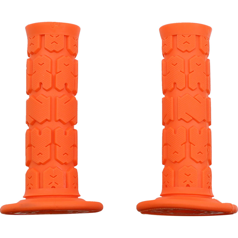 ODI 0630-2853 H03RGO Rogue MX Single Ply Grips Grips - Rogue - MX - Single Ply - Orange